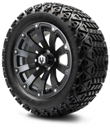 MODZ® 14" Bomber Matte Black Wheels & Off-Road Tires Combo