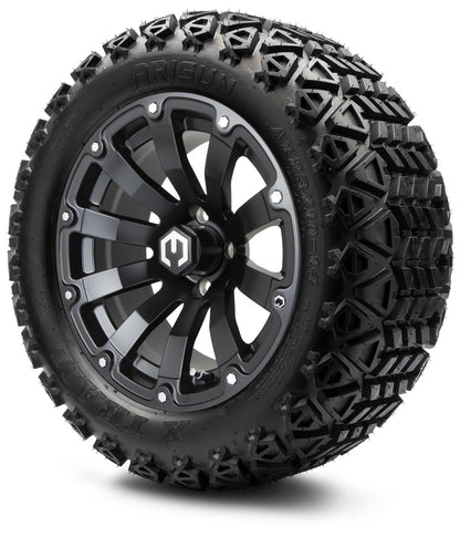 MODZ® 14" Bomber Matte Black Wheels & Off-Road Tires Combo