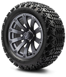 MODZ® 14" Bomber Matte Gunmetal Wheels & Off-Road Tires Combo