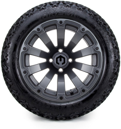 MODZ® 14" Bomber Matte Gunmetal Wheels & Off-Road Tires Combo