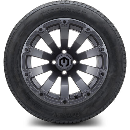 MODZ® 14" Bomber Matte Gunmetal Wheels & Street Tires Combo