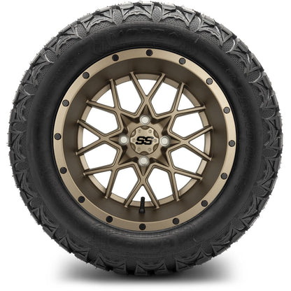 MODZ® 14" Vortex Matte Bronze Wheels & Off-Road Tires Combo