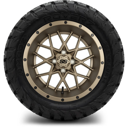 MODZ® 14" Vortex Matte Bronze Wheels & Off-Road Tires Combo