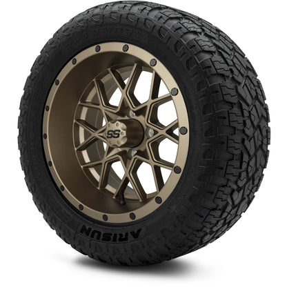 MODZ® 14" Vortex Matte Bronze Wheels & Off-Road Tires Combo
