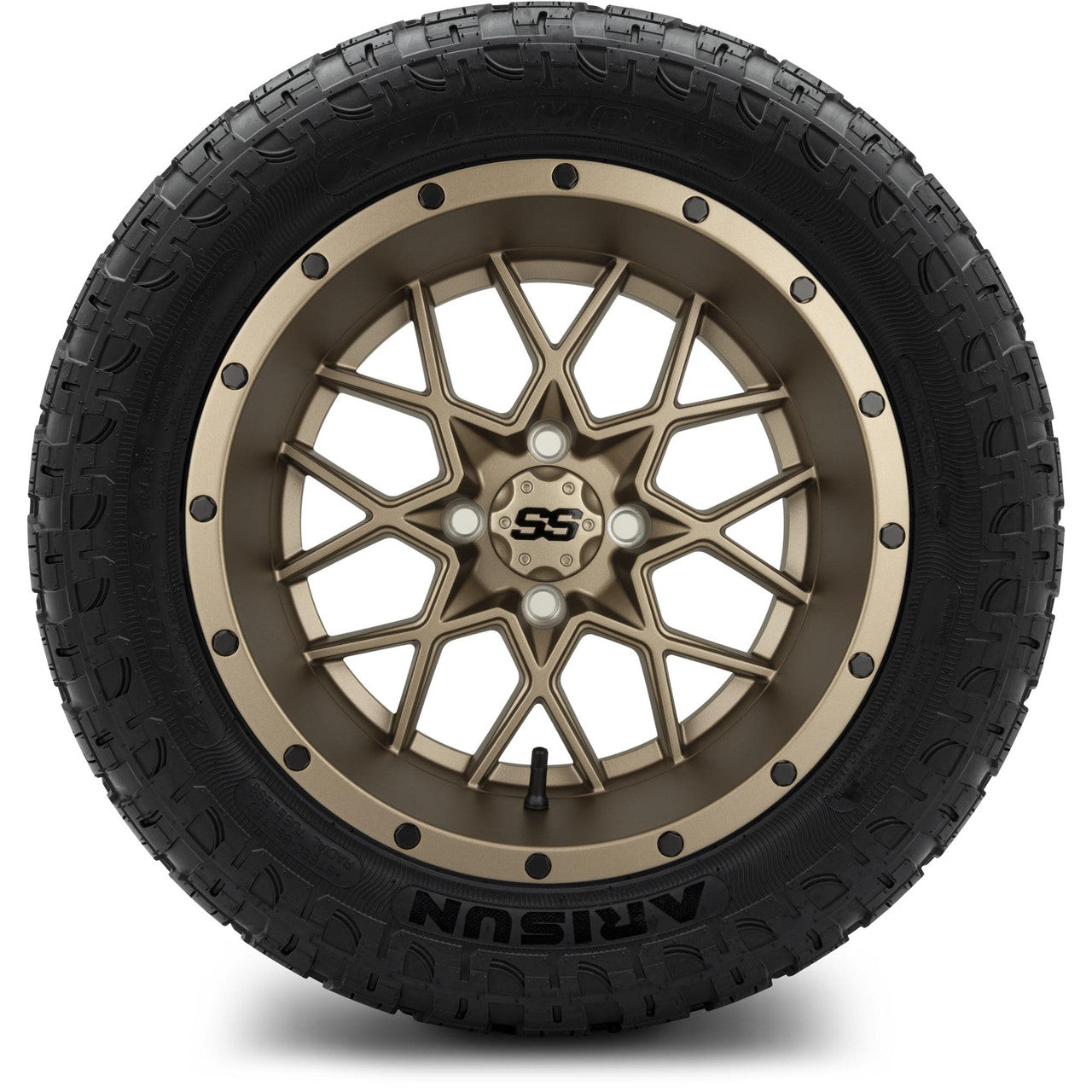MODZ® 14" Vortex Matte Bronze Wheels & Off-Road Tires Combo