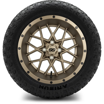 MODZ® 14" Vortex Matte Bronze Wheels & Off-Road Tires Combo