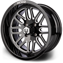 MODZ® Mayhem Glossy Black 14" Golf Cart Wheel