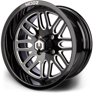 MODZ® Mayhem Glossy Black 14" Golf Cart Wheel
