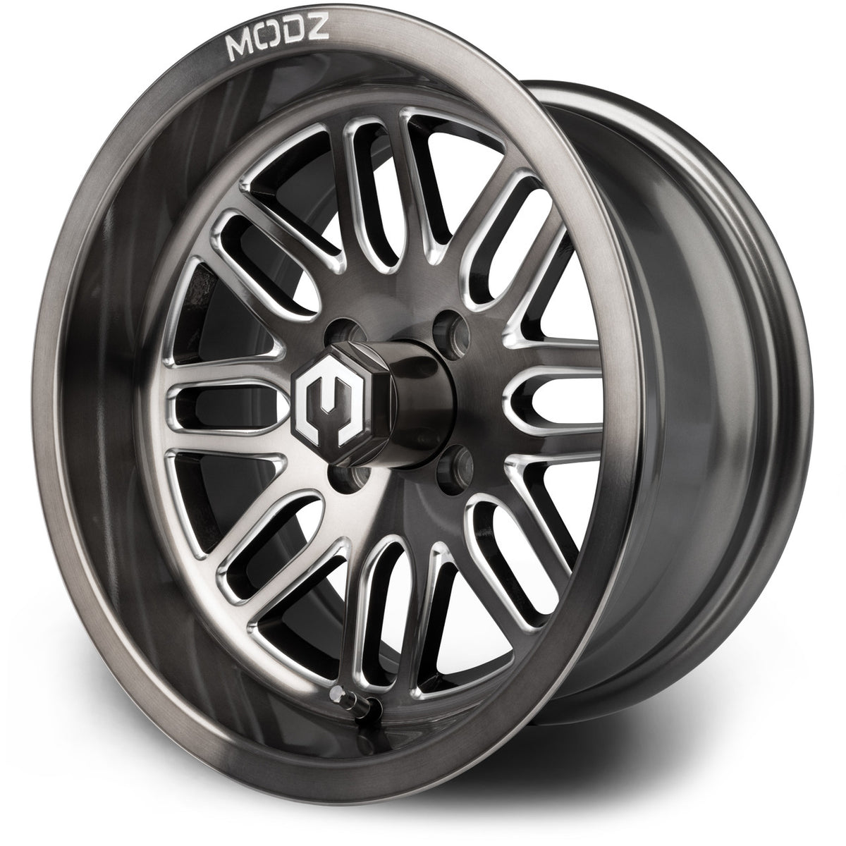 MODZ® Mayhem Gunmetal 14" Golf Cart Wheel