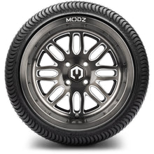 MODZ® 14" Mayhem Brushed Gunmetal with Ball Mill Wheels & Street Tires Combo