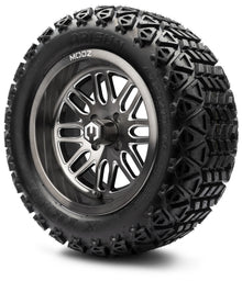 MODZ® 14" Mayhem Brushed Gunmetal with Ball Mill Wheels & Off-Road Tires Combo