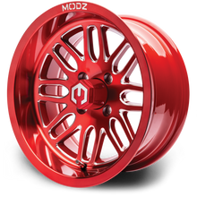 MODZ® Mayhem Red 14" Golf Cart Wheel