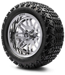 MODZ® 14" Mayhem Chrome Wheels & Off-Road Tires Combo