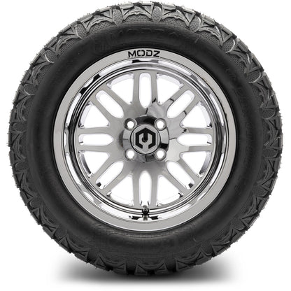 MODZ® 14" Mayhem Chrome Wheels & Off-Road Tires Combo