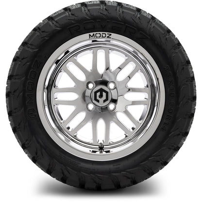 MODZ® 14" Mayhem Chrome Wheels & Off-Road Tires Combo