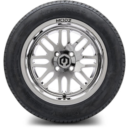 MODZ® 14" Mayhem Chrome Wheels & Street Tires Combo