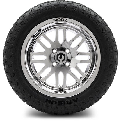 MODZ® 14" Mayhem Chrome Wheels & Off-Road Tires Combo
