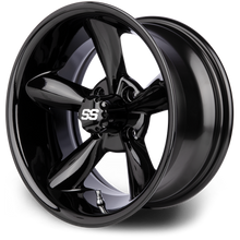 MODZ® God Father Glossy Black 14" Golf Cart Wheel