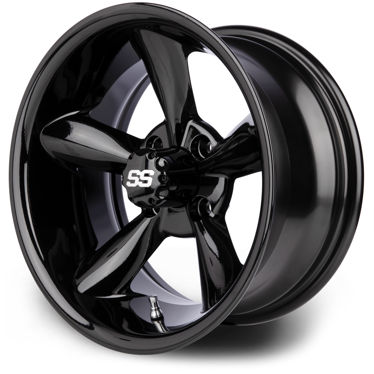 MODZ® God Father Glossy Black 14" Golf Cart Wheel