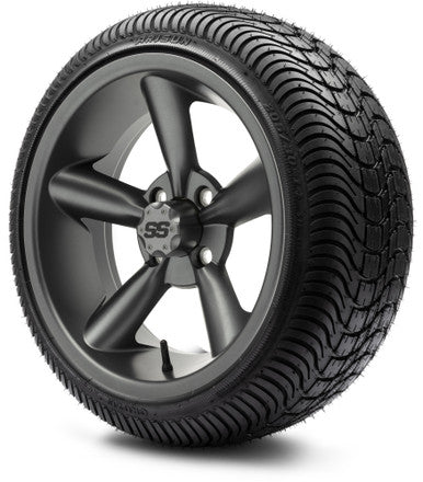 MODZ® 14" Godfather Gunmetal Wheels & Street Tires Combo