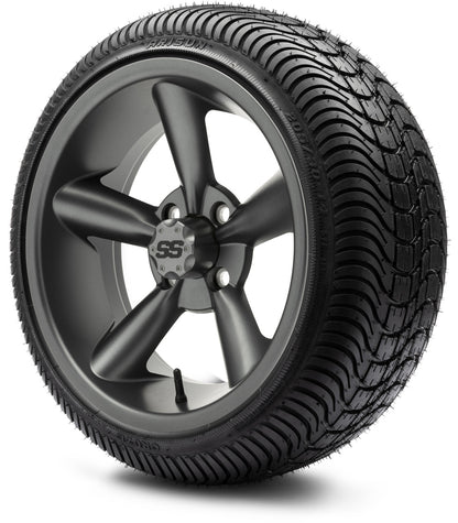 MODZ® 14" Godfather Gunmetal Wheels & Street Tires Combo