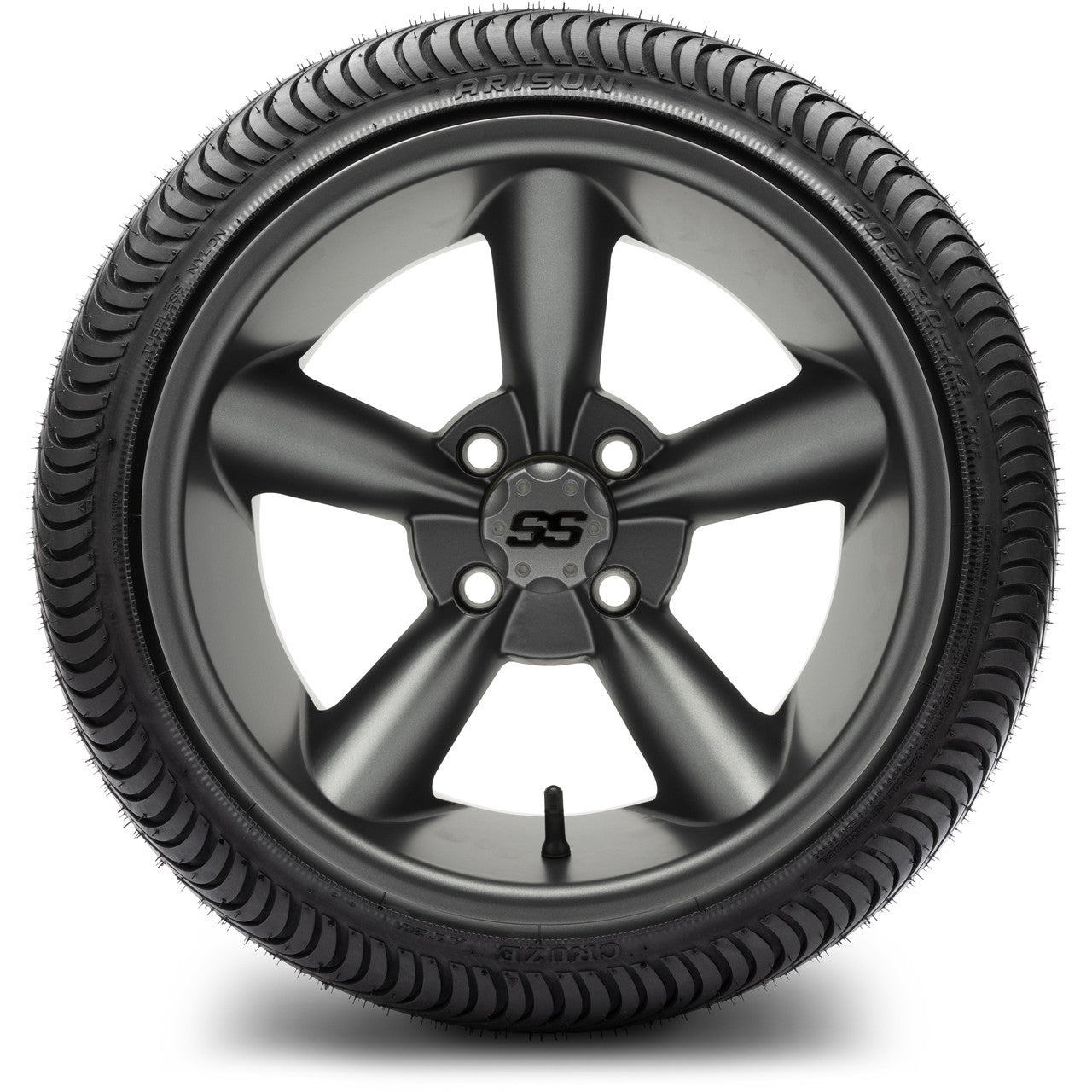 MODZ® 14" Godfather Gunmetal Wheels & Street Tires Combo