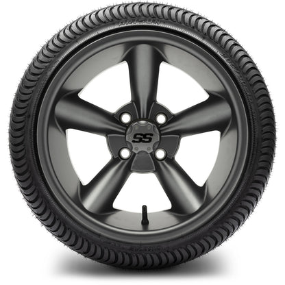MODZ® 14" Godfather Gunmetal Wheels & Street Tires Combo
