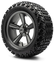 MODZ® 14" Godfather Gunmetal Wheels & Off-Road Tires Combo