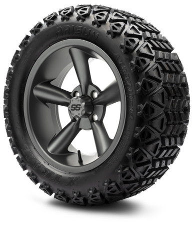 MODZ® 14" Godfather Gunmetal Wheels & Off-Road Tires Combo