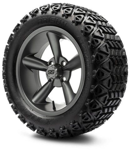 MODZ® 14" Godfather Gunmetal Wheels & Off-Road Tires Combo