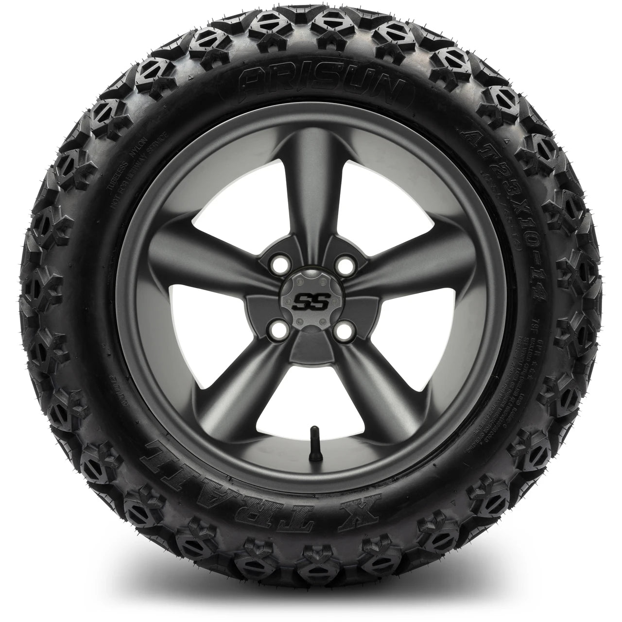 MODZ® 14" Godfather Gunmetal Wheels & Off-Road Tires Combo