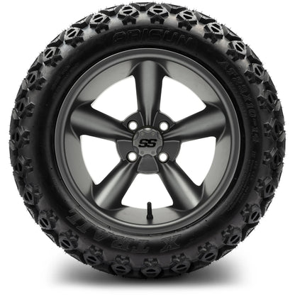 MODZ® 14" Godfather Gunmetal Wheels & Off-Road Tires Combo