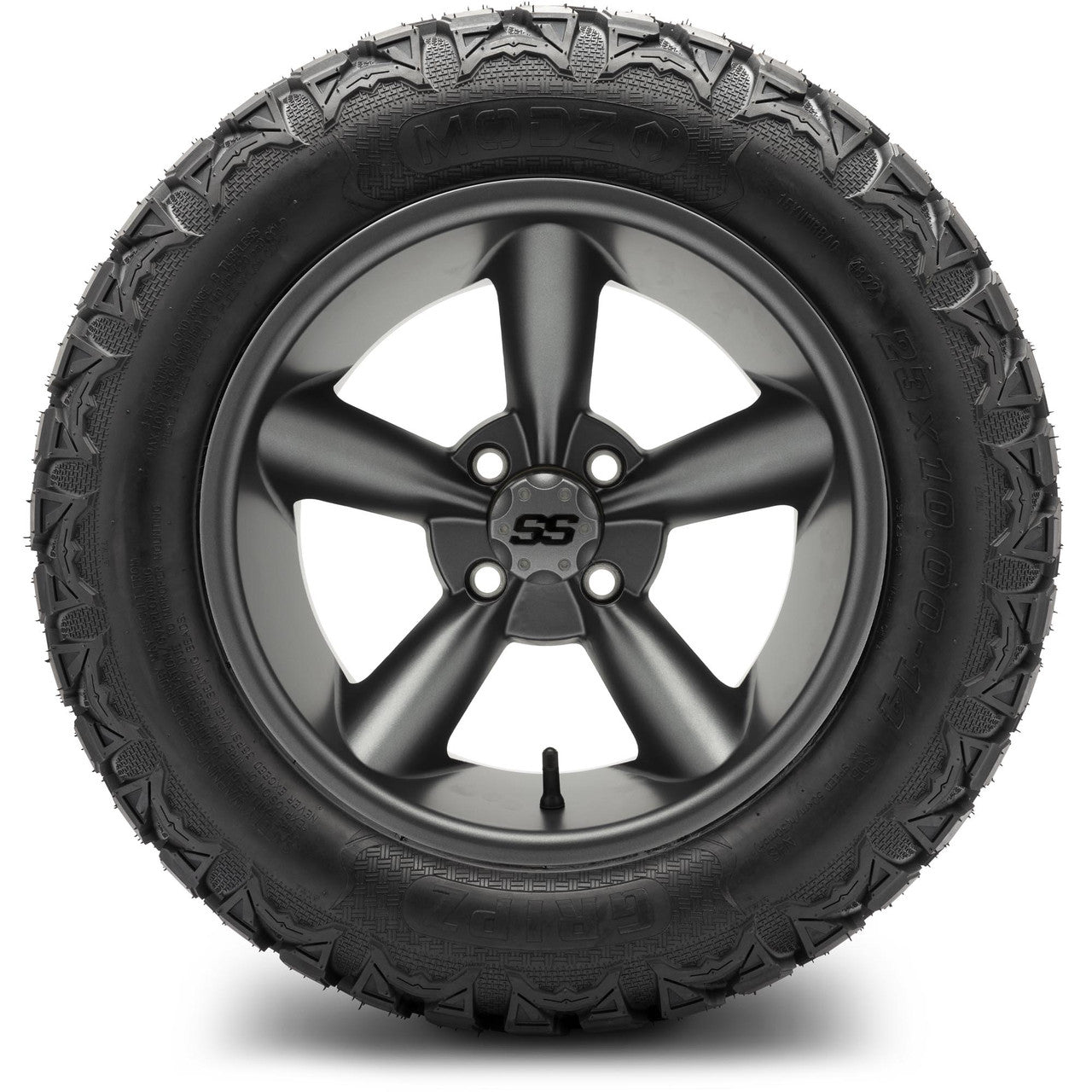 MODZ® 14" Godfather Gunmetal Wheels & Off-Road Tires Combo
