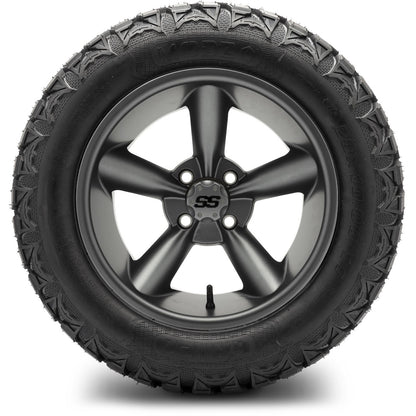 MODZ® 14" Godfather Gunmetal Wheels & Off-Road Tires Combo