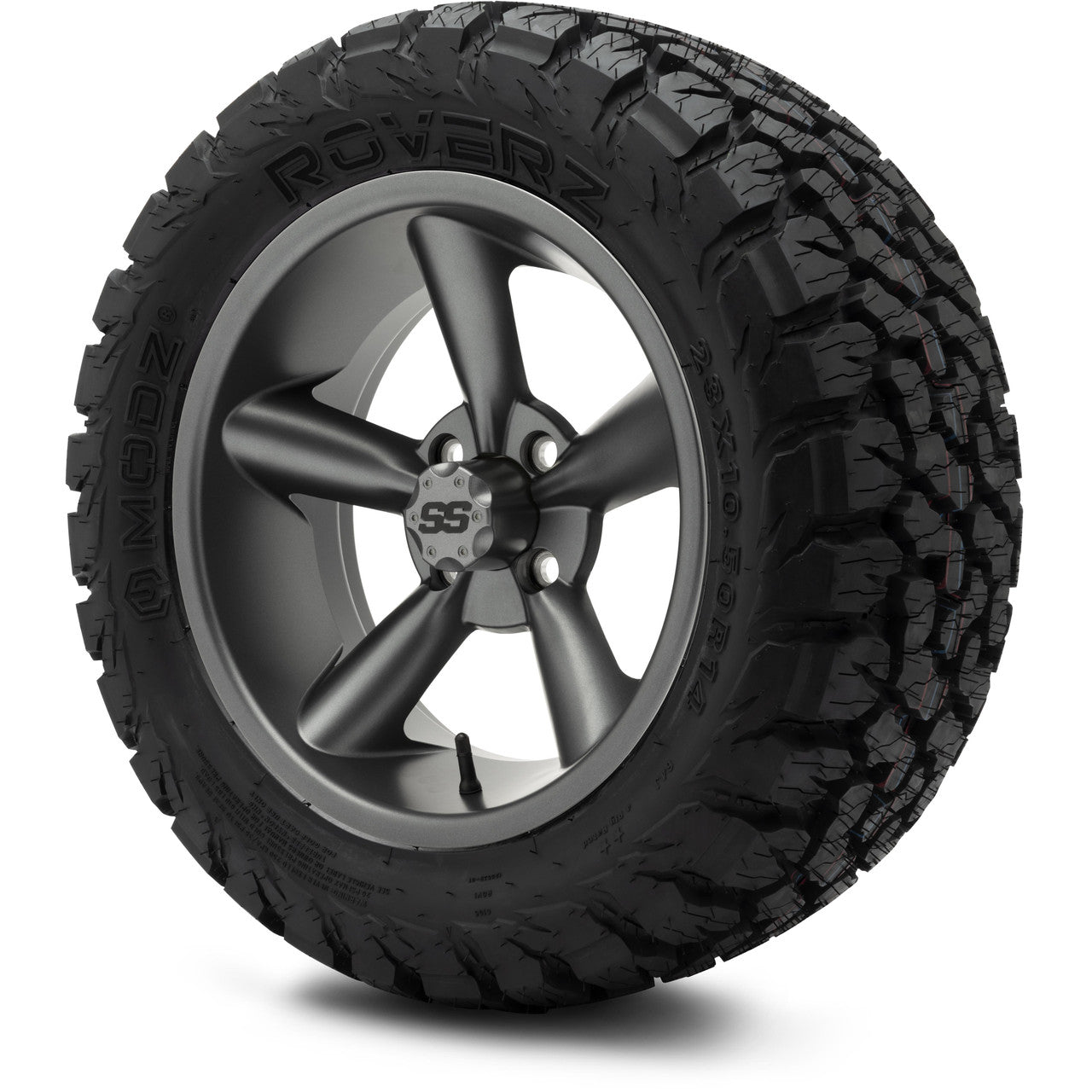 MODZ® 14" Godfather Gunmetal Wheels & Off-Road Tires Combo