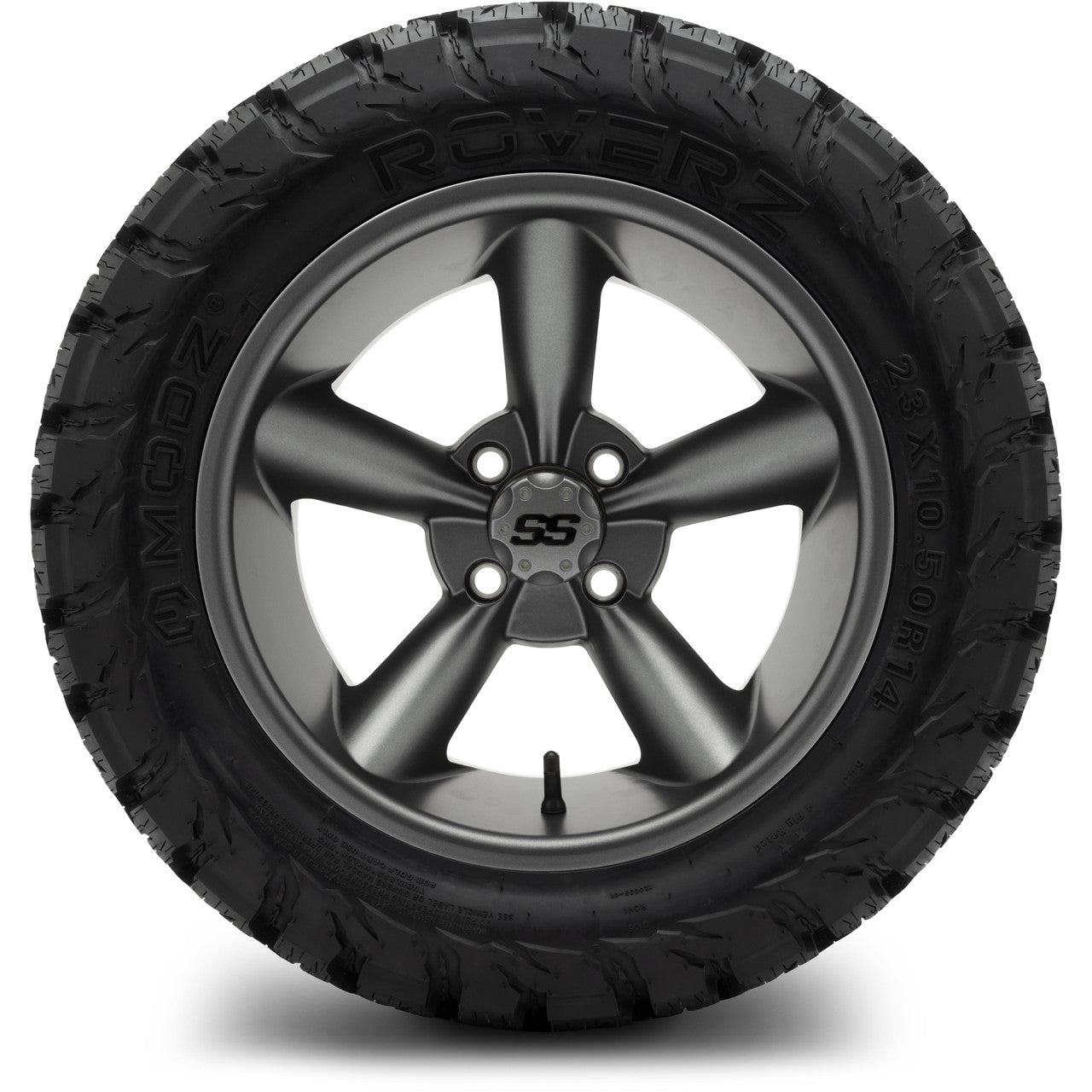 MODZ® 14" Godfather Gunmetal Wheels & Off-Road Tires Combo