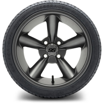 MODZ® 14" Godfather Gunmetal Wheels & Street Tires Combo