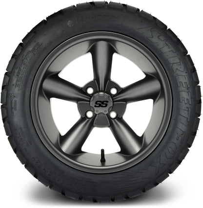 MODZ® 14" Godfather Gunmetal Wheels & Street Tires Combo