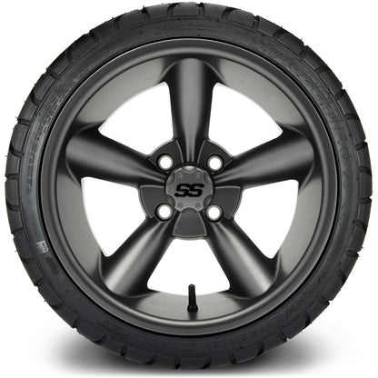MODZ® 14" Godfather Gunmetal Wheels & Street Tires Combo