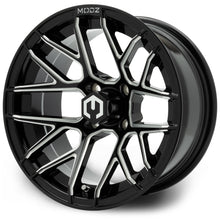 MODZ® Matrix Glossy Black Ball Mill 14" Golf Cart Wheel