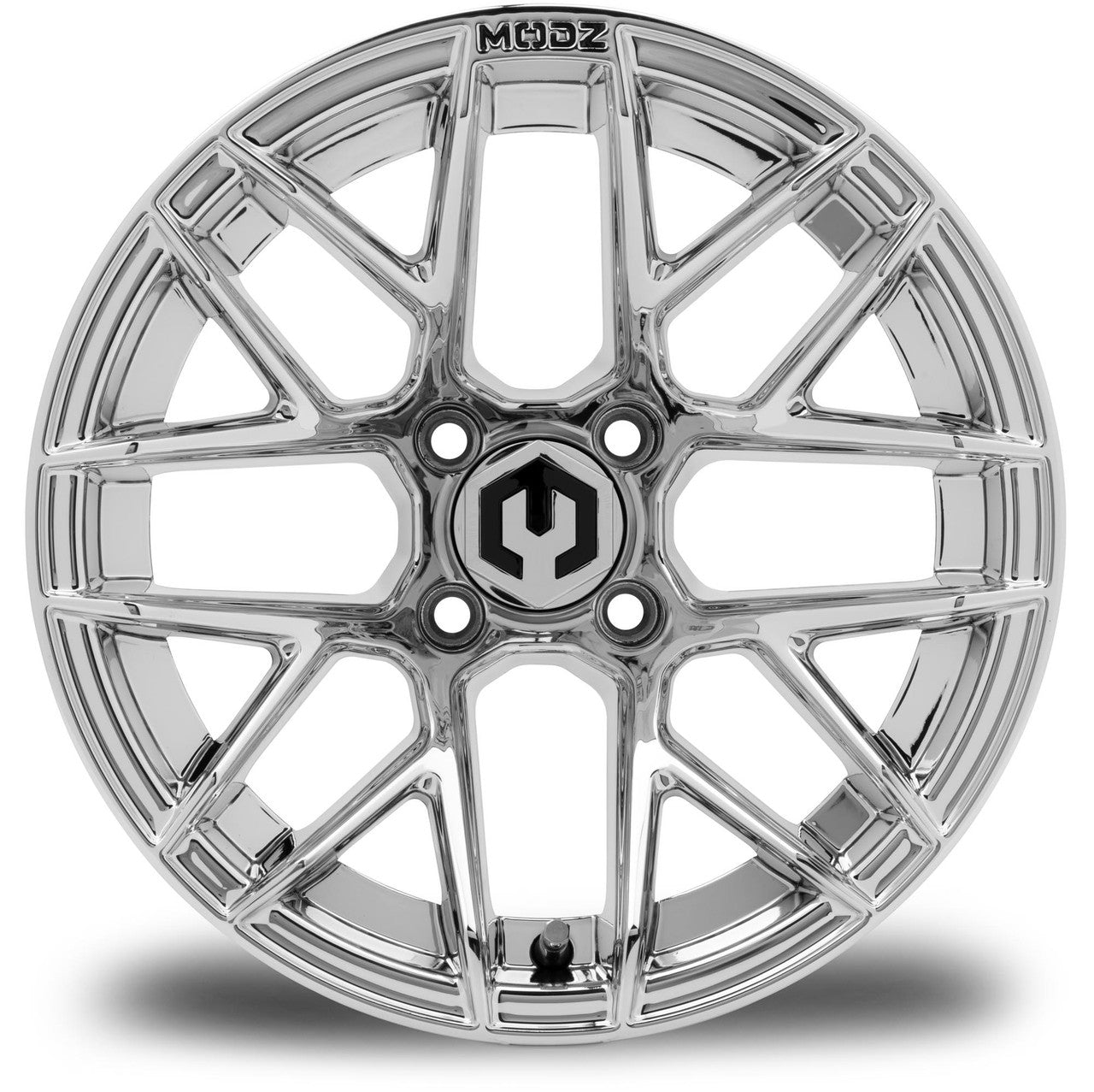 MODZ® Matrix Chrome 14" Golf Cart Wheel