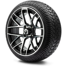 MODZ® 14" Matrix Machined Black Wheels & Street Tires Combo