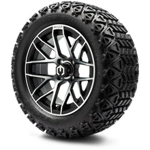 MODZ® 14" Matrix Machined Black Wheels & Off-Road Tires Combo