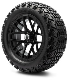 MODZ® 14" Matrix Matte Black Wheels & Off-Road Tires Combo
