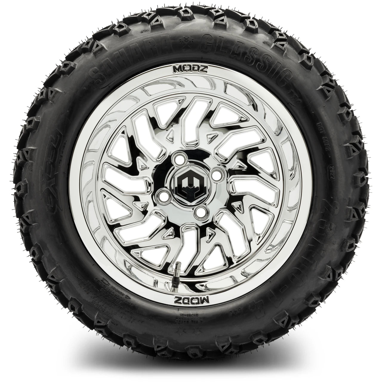 MODZ® 14" Carnage Chrome Wheels & Off-Road Tires Combo