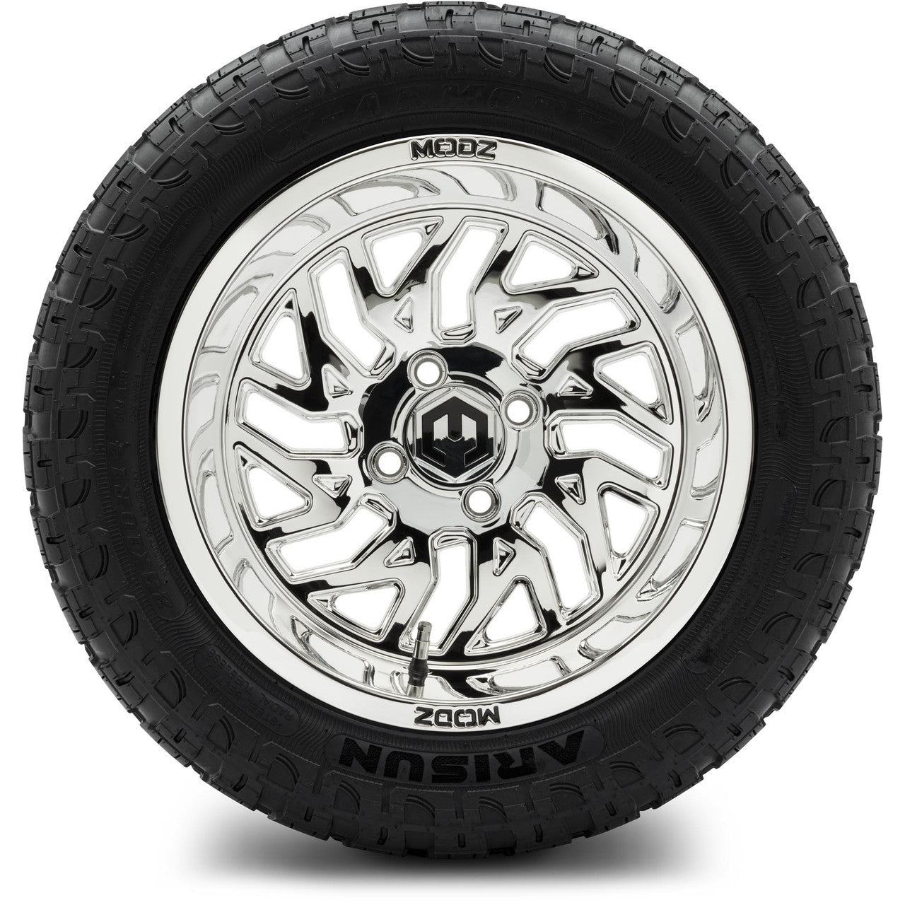 MODZ® 14" Carnage Chrome Wheels & Off-Road Tires Combo