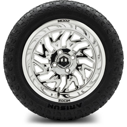 MODZ® 14" Carnage Chrome Wheels & Off-Road Tires Combo