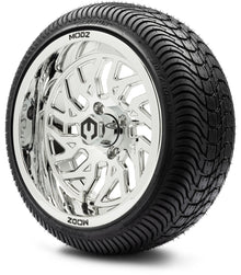 MODZ® 14" Carnage Chrome Wheels & Street Tires Combo