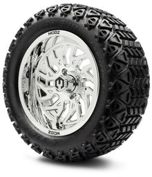 MODZ® 14" Carnage Chrome Wheels & Off-Road Tires Combo