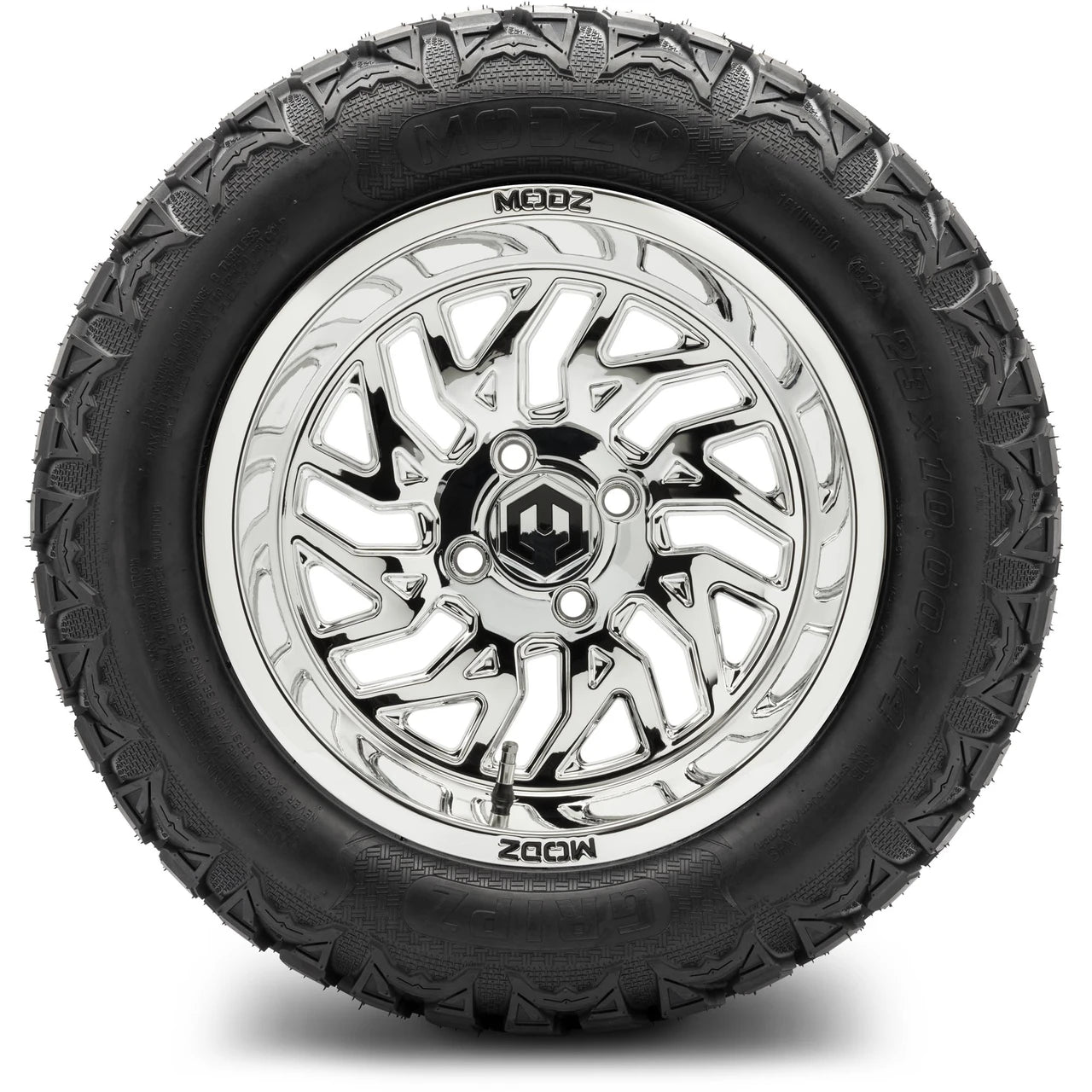 MODZ® 14" Carnage Chrome Wheels & Off-Road Tires Combo